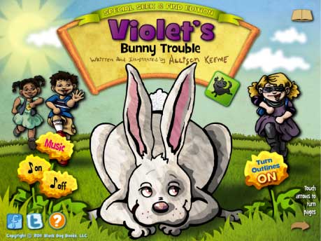 Violet’s Bunny Trouble illustrated cover