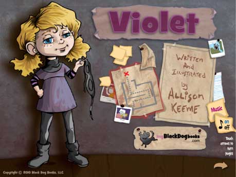 Violet illustrated cover
